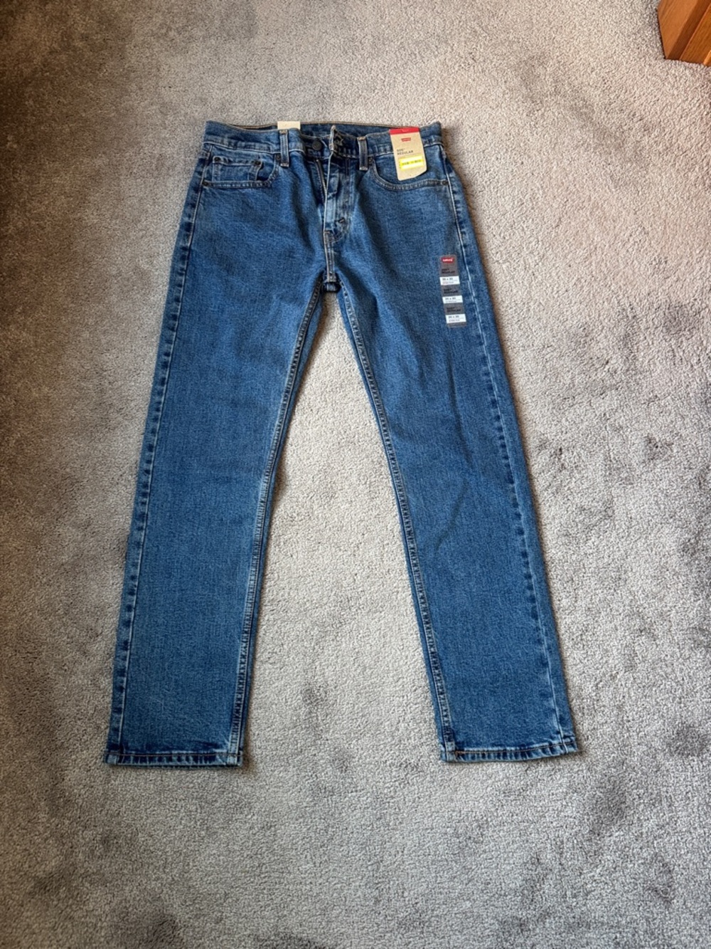 Levi’s 505 Regular Fit Jeans SIZE 30x30 NWT Blue Straight Leg Classic Denim